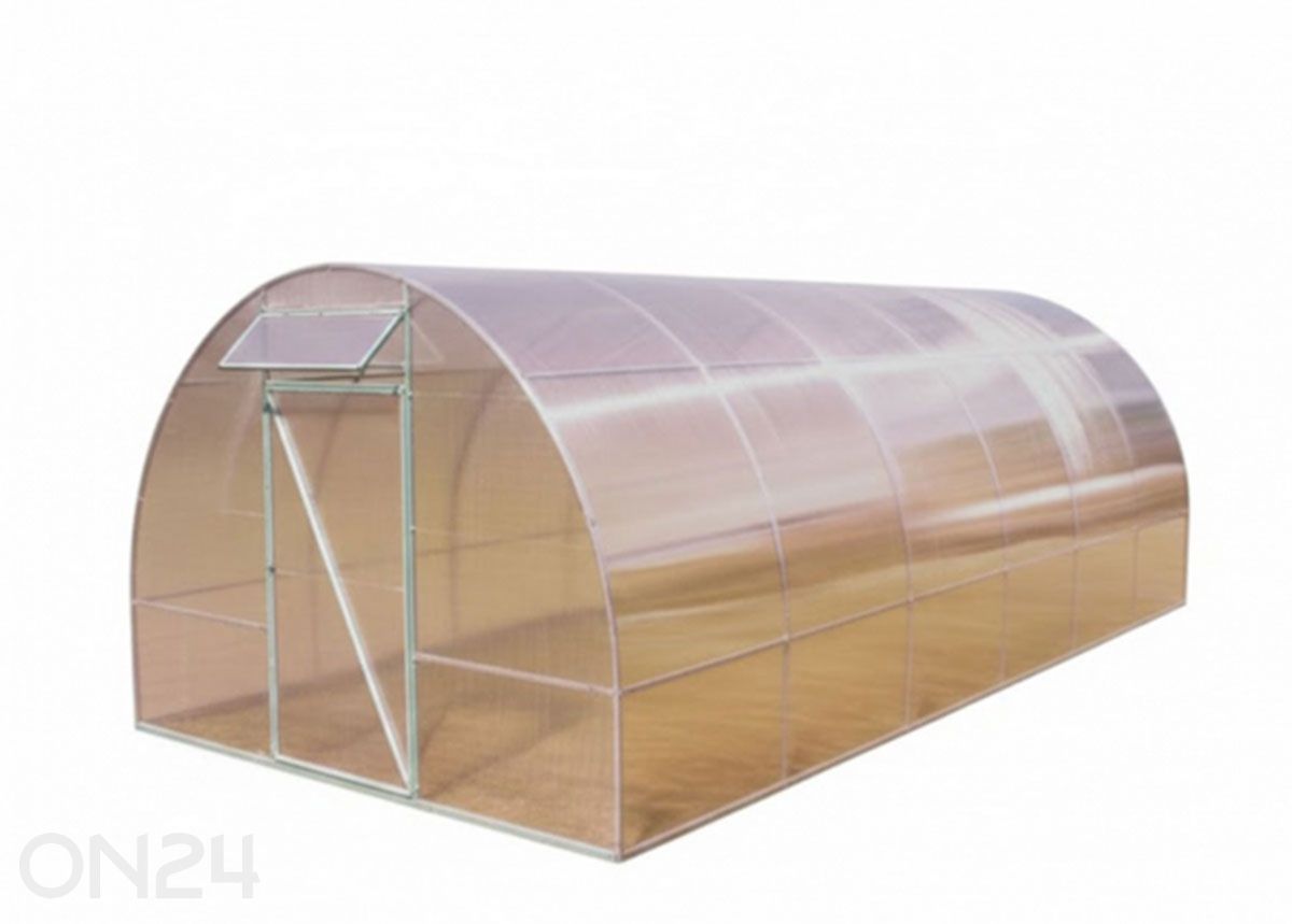 Kaarkasvuhoone Nano 4 mm 3x8 m suurendatud