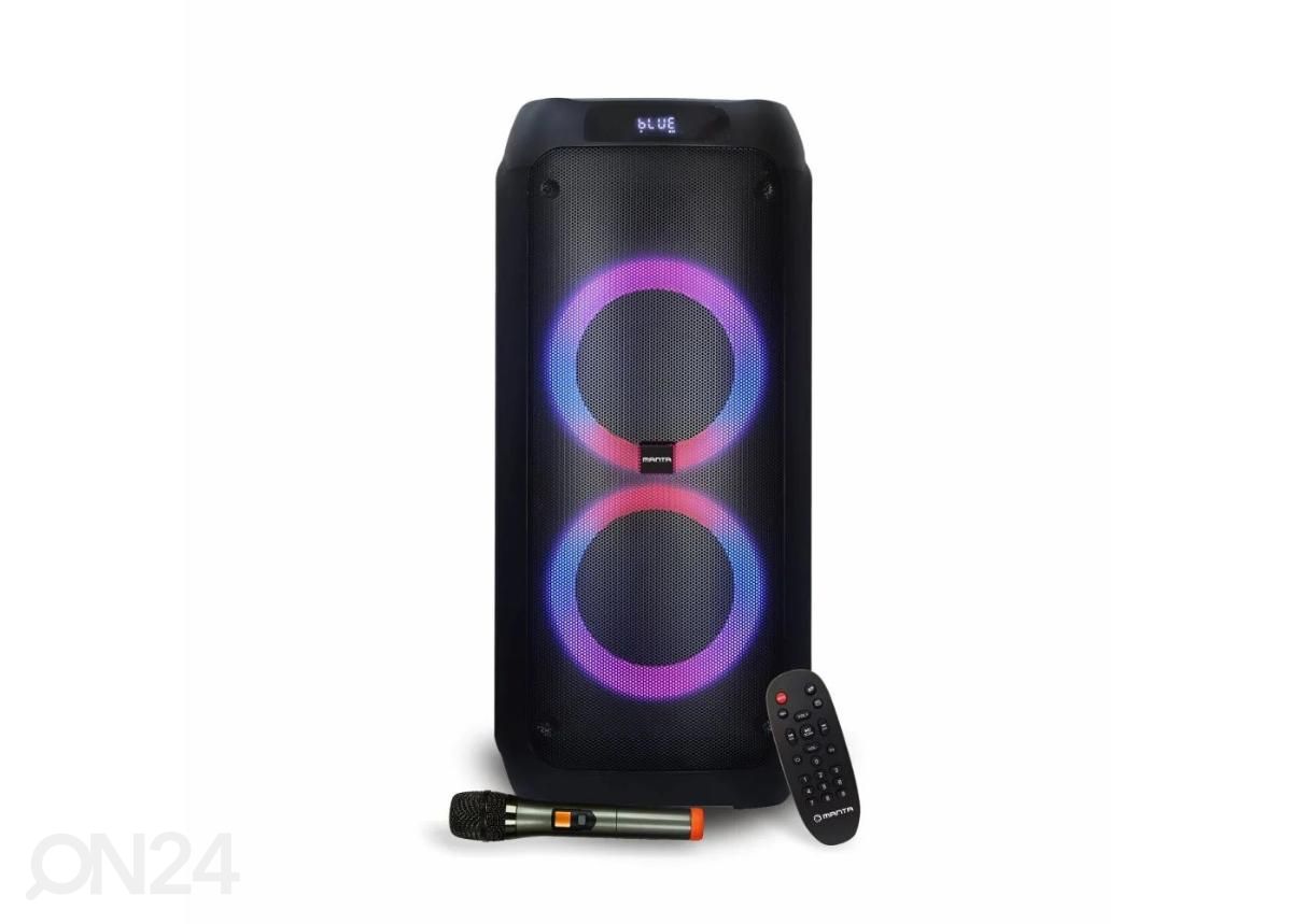 Kaasaskantav muusikakeskus Manta SPK0802 suurendatud