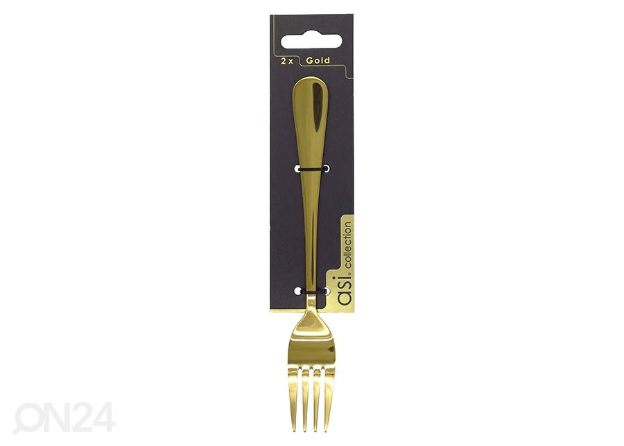Kahvel Gold 6 tk suurendatud