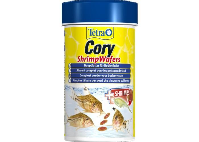 Kalade täissööt cory shrimp wafers 100 ml suurendatud