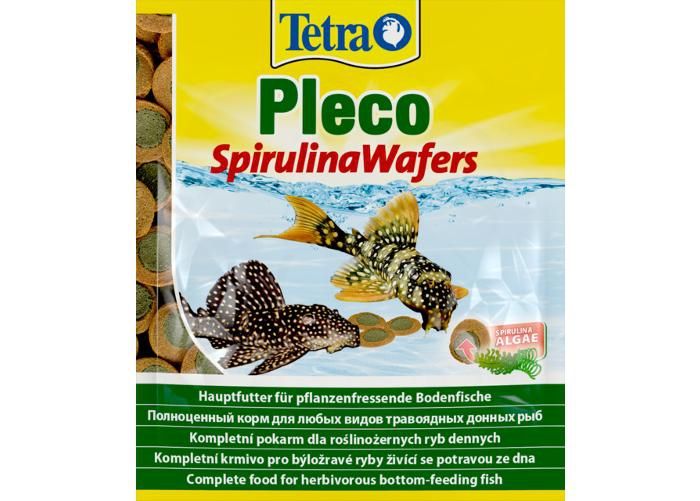 Kalade täissööt pleco spirulina wafers 15 g suurendatud