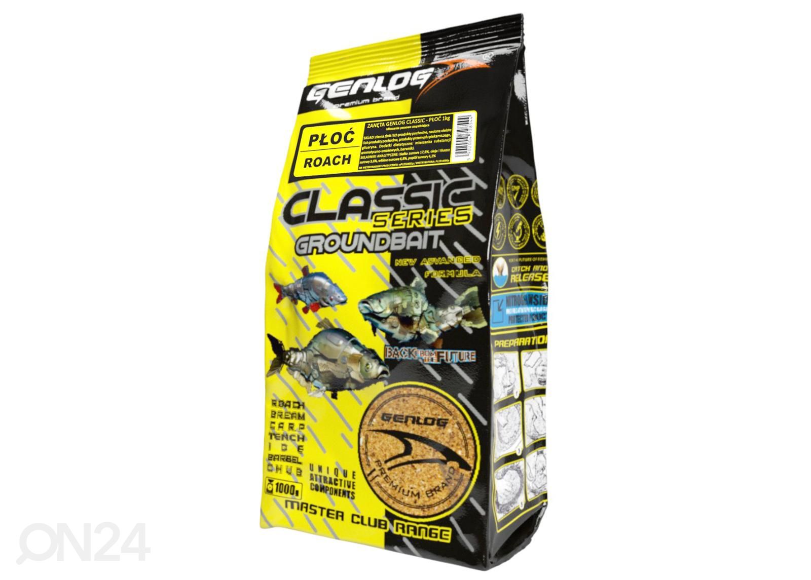 Kalasööt genlog classic 1 kg särg suurendatud