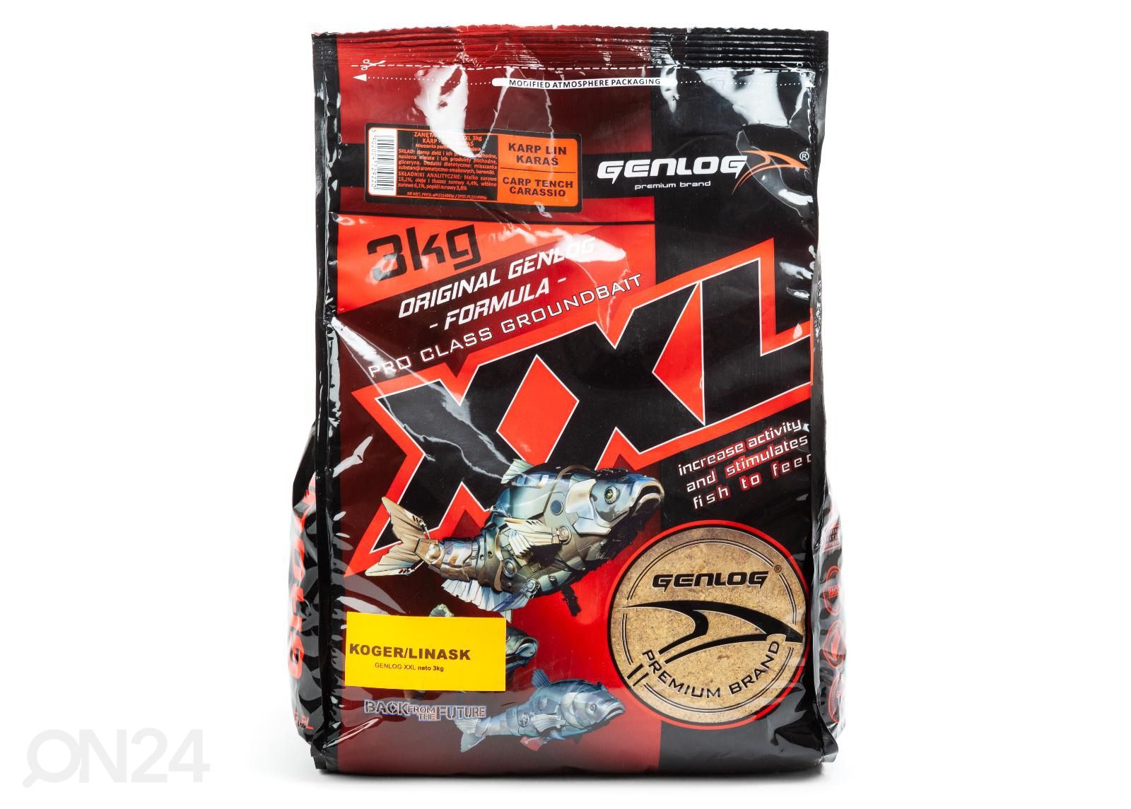 Kalasööt genlog xxl 3 kg koger-linask suurendatud