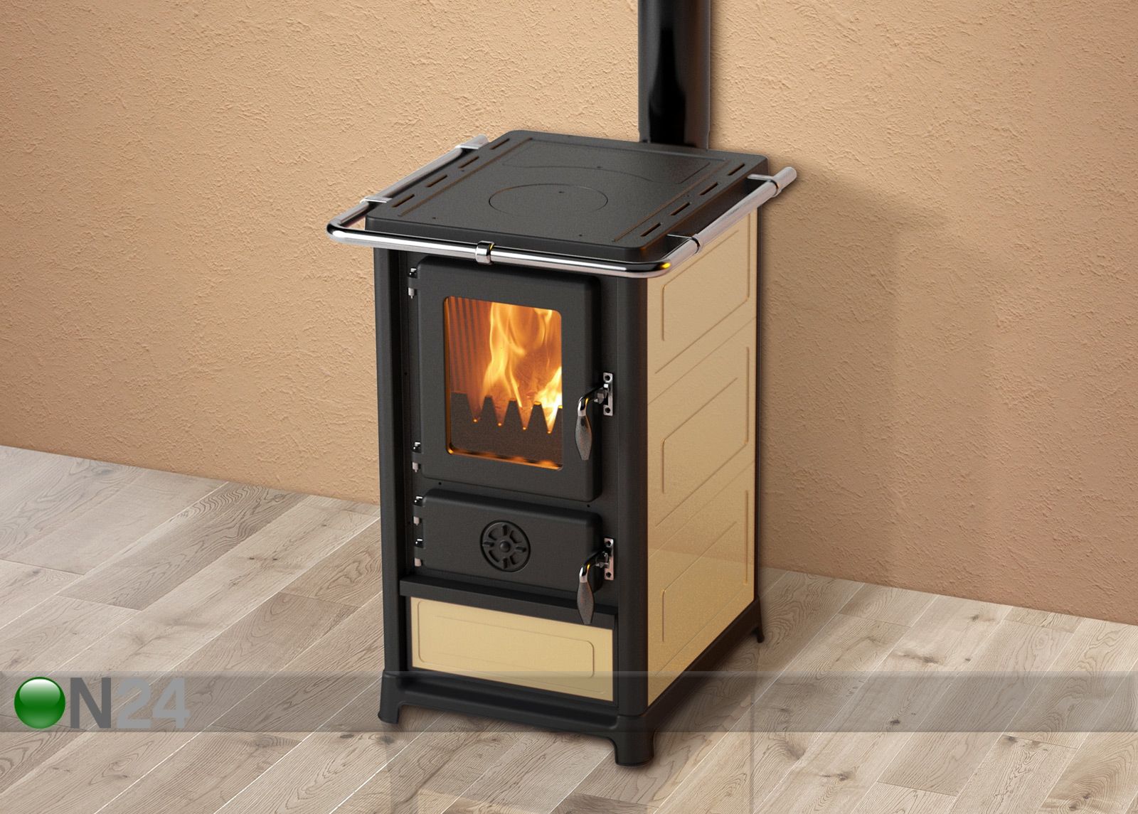Kamin-pliit Olymp metall/malm suurendatud