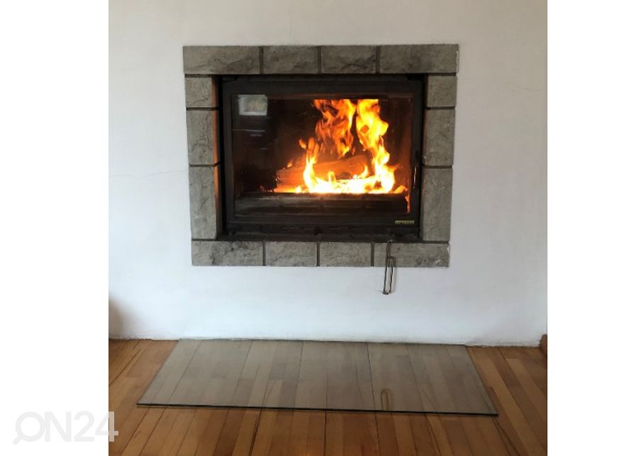 Kaminaesine klaas 118x63x1,2 cm suurendatud