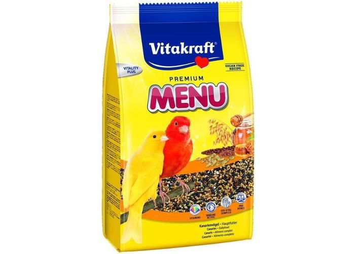 Kanaarilindude täissööt premium menu 500 g suurendatud
