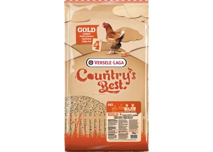 Kanade täissööt country's best gold 4 gallico pellet 5 kg suurendatud
