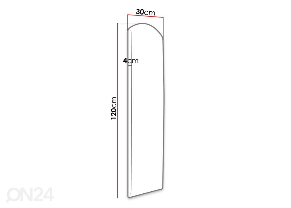 Kangaga kaetud seinapaneel Kir II 120x30 cm suurendatud mõõdud