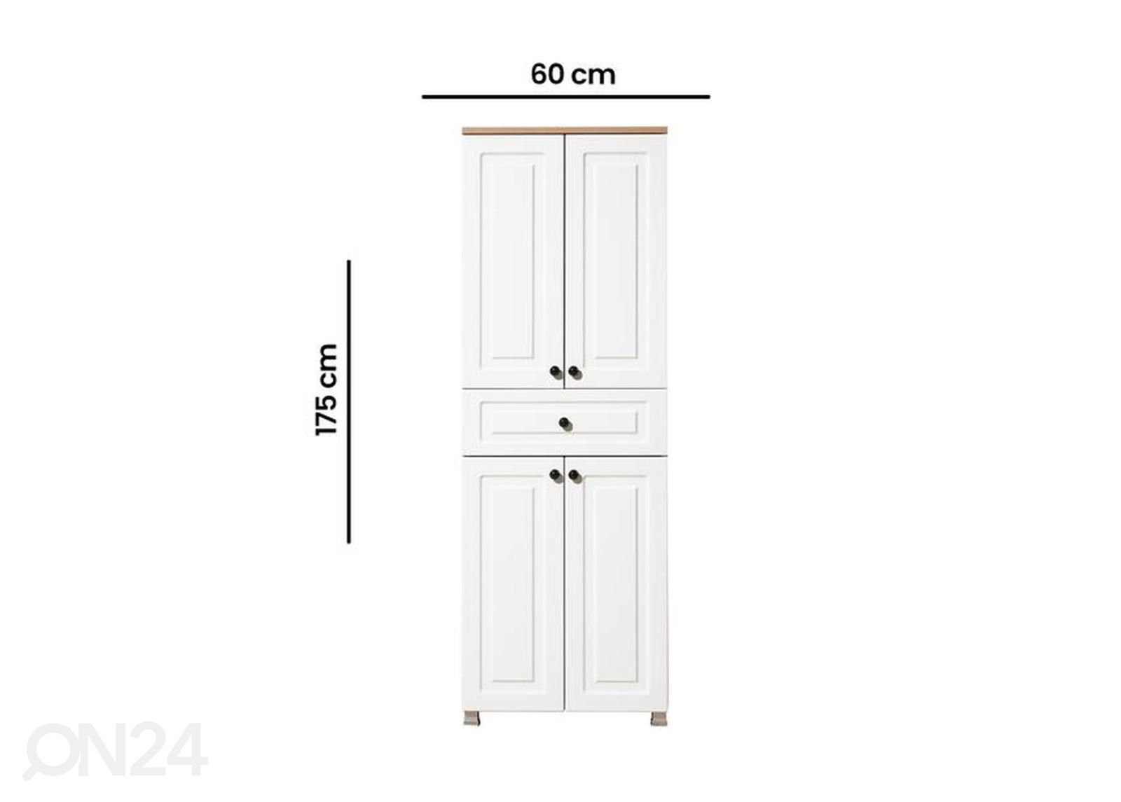 Kapp 60 cm suurendatud mõõdud