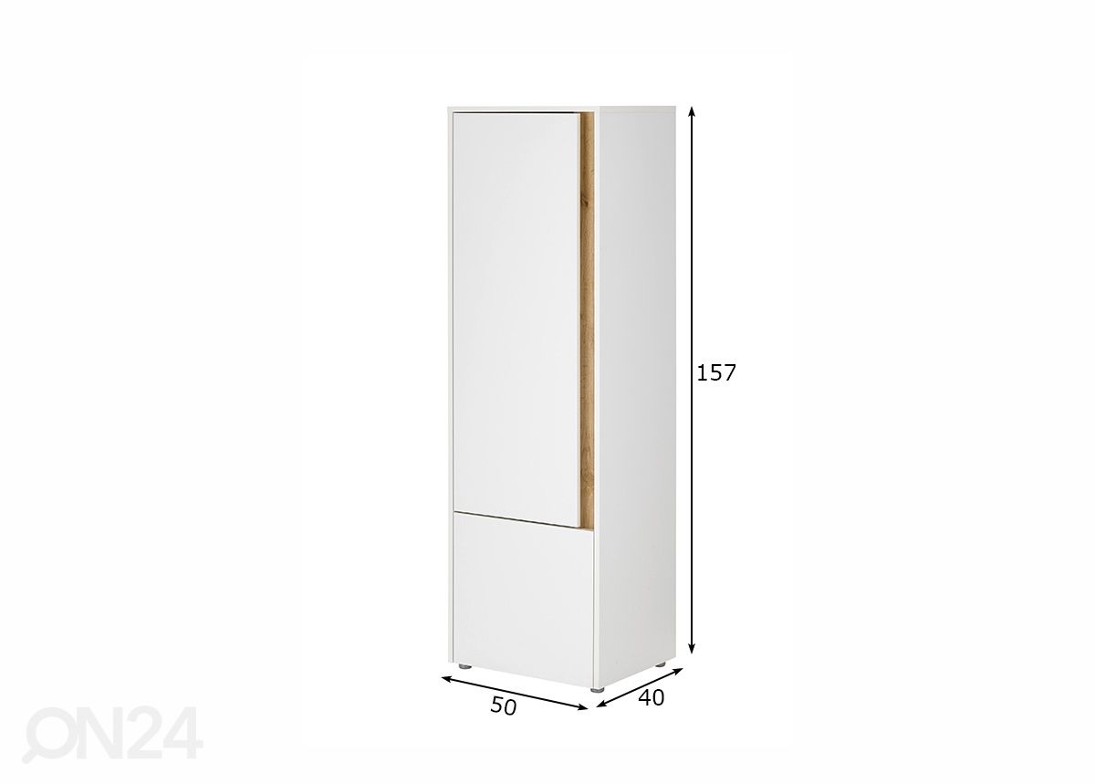 Kapp City 50 cm suurendatud mõõdud