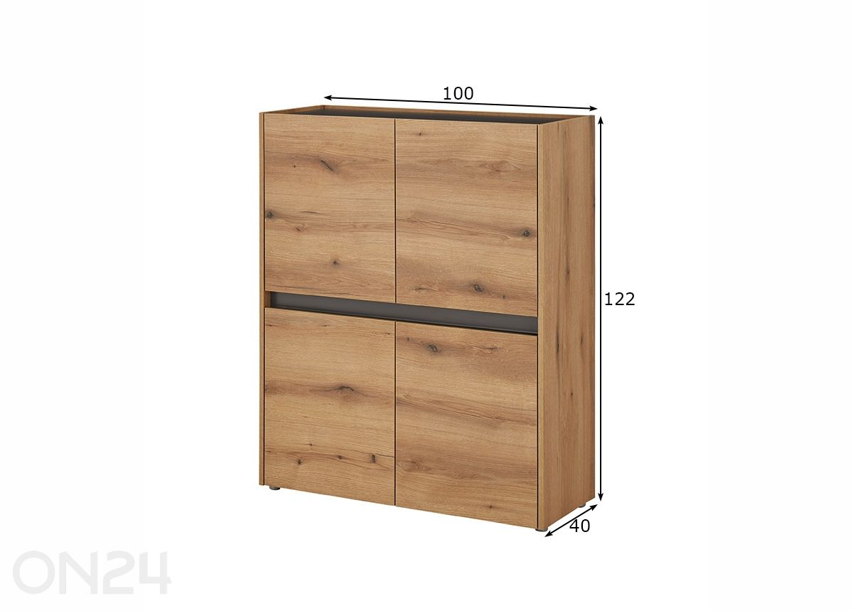 Kapp City suurendatud mõõdud