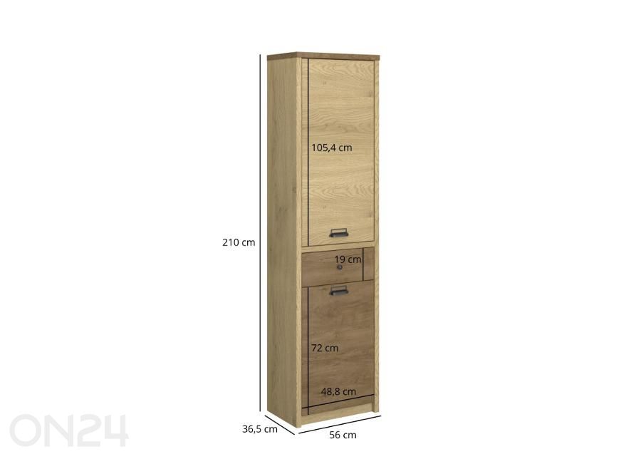 Kapp Denzel suurendatud mõõdud