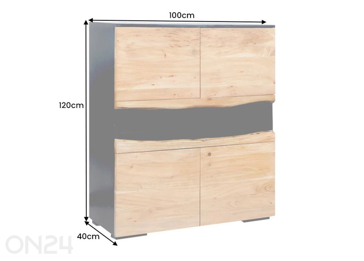 Kapp Grand suurendatud mõõdud