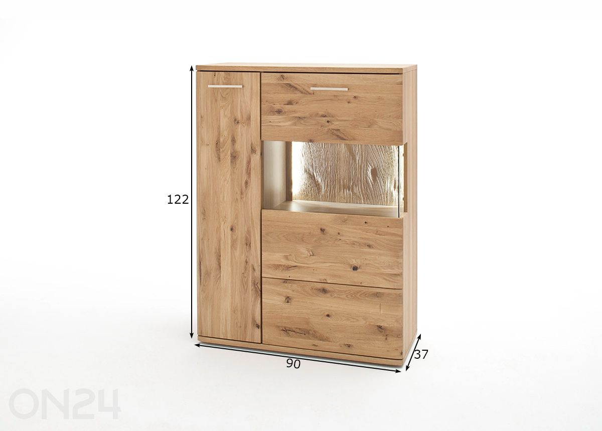 Kapp Santori suurendatud mõõdud