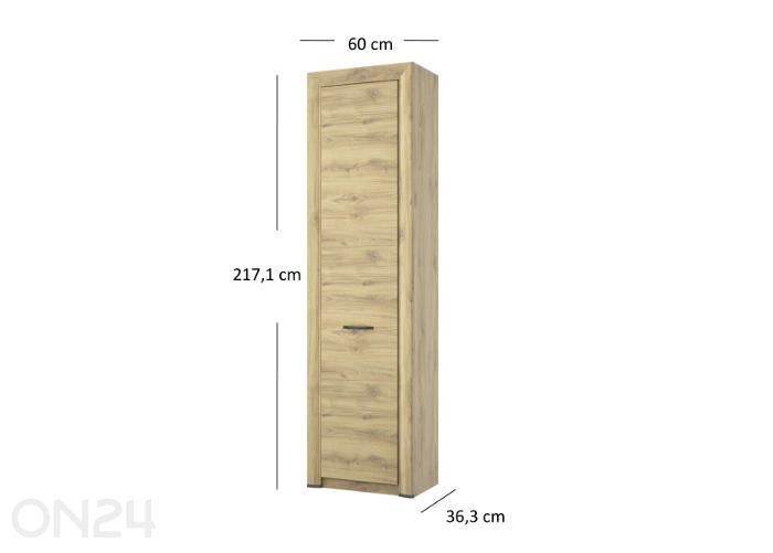 Kapp Sapori 60 cm suurendatud mõõdud