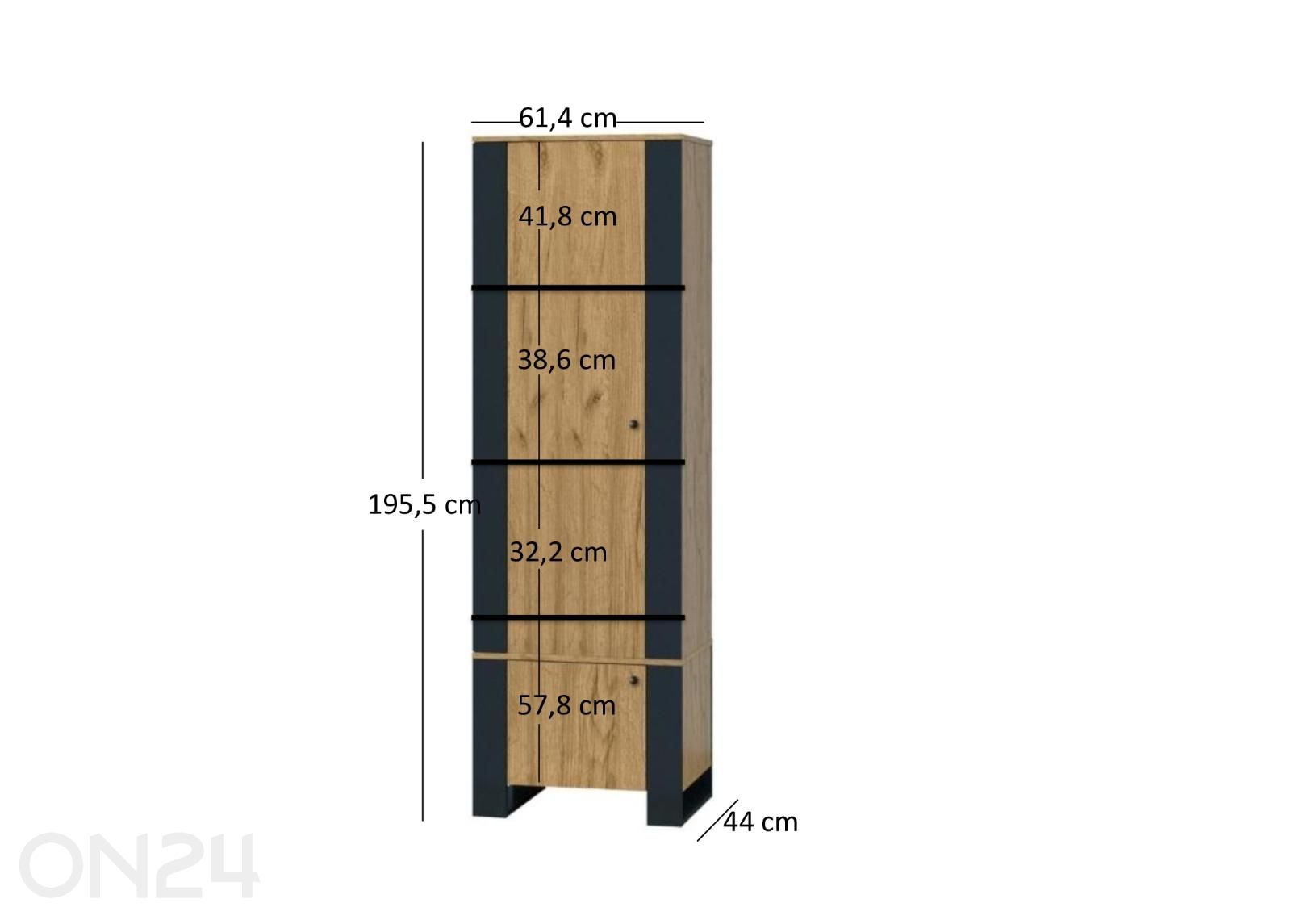 Kapp Wood suurendatud mõõdud
