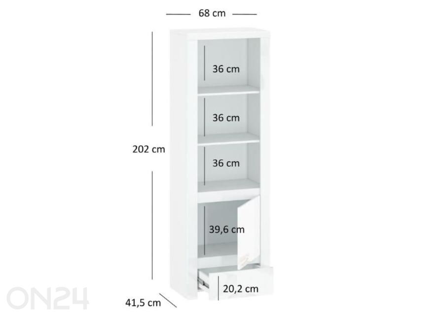 Kappriiul Lingo 68 cm suurendatud mõõdud