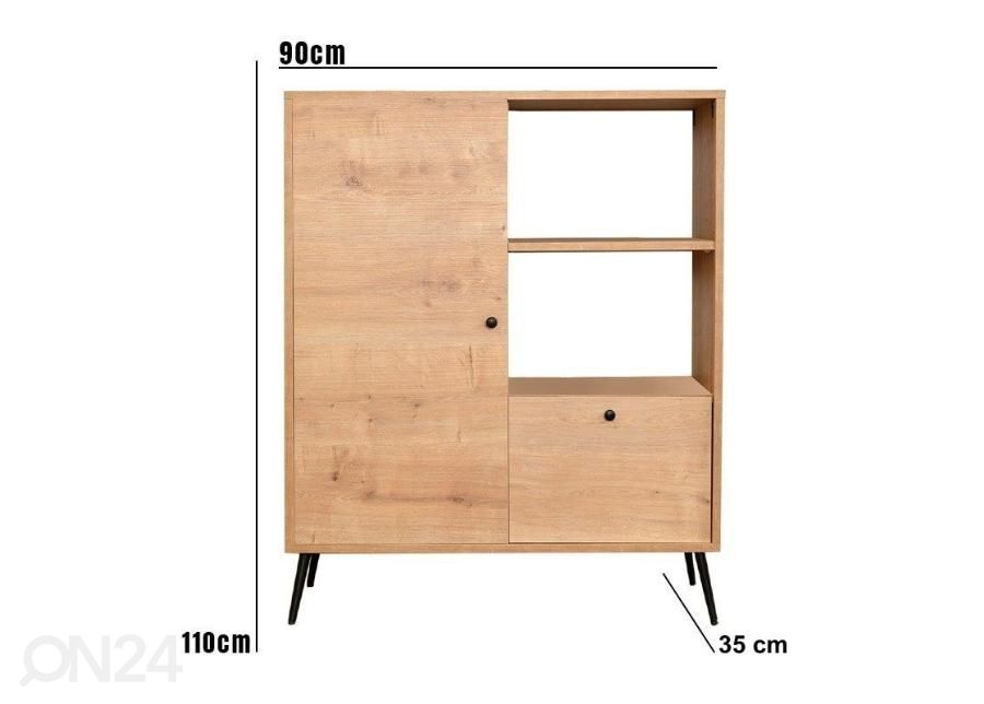 Kappriiul Rose 90 cm suurendatud mõõdud