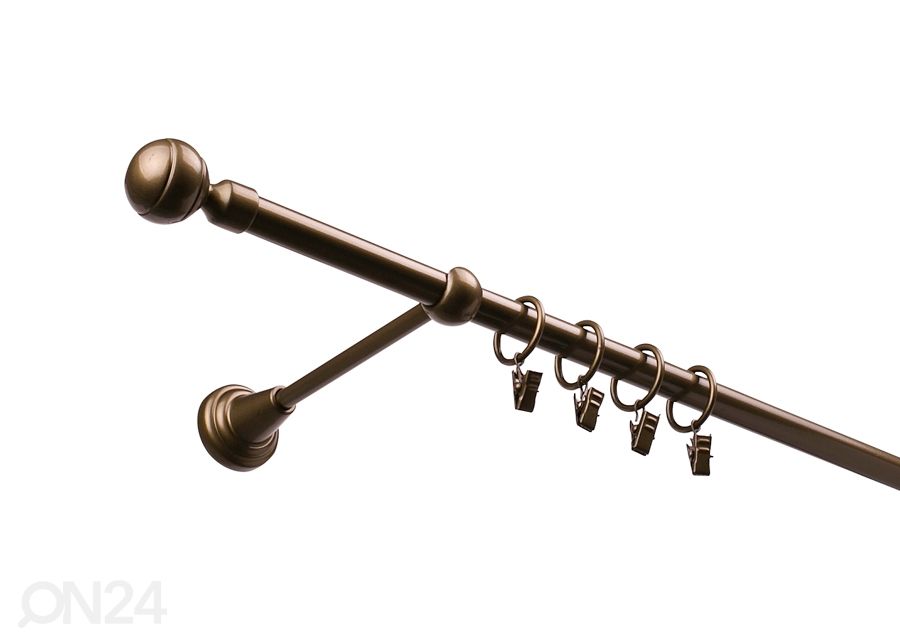 Kardinapuu Paola 160 cm 1-realine Ø16 mm antiikkuld suurendatud
