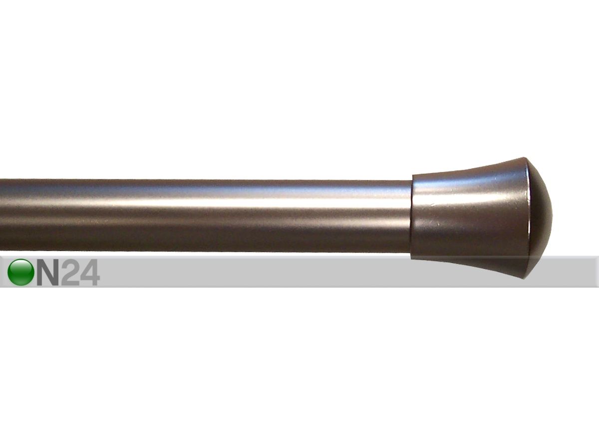 Kardinapuukomplekt Chrome 120-210 cm suurendatud