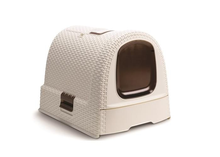 Kassi liivakast curver kinnine 51x38,5x39,5 cm valge suurendatud