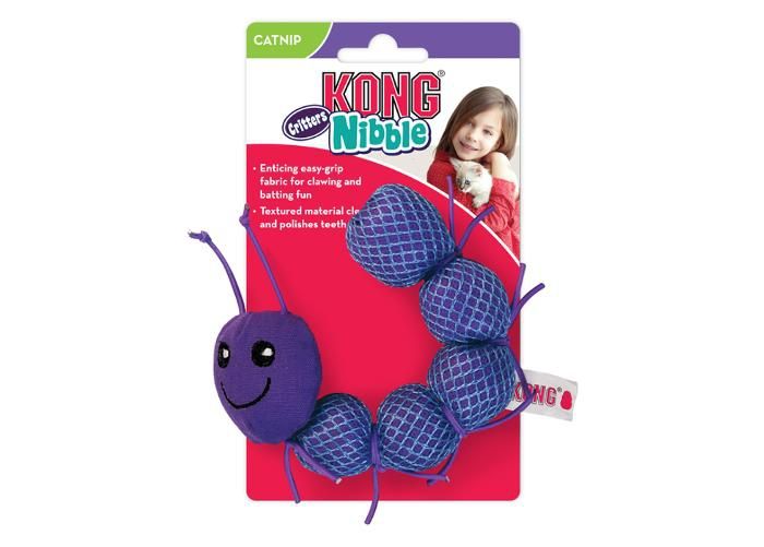 Kassi mänguasi catnipillar suurendatud