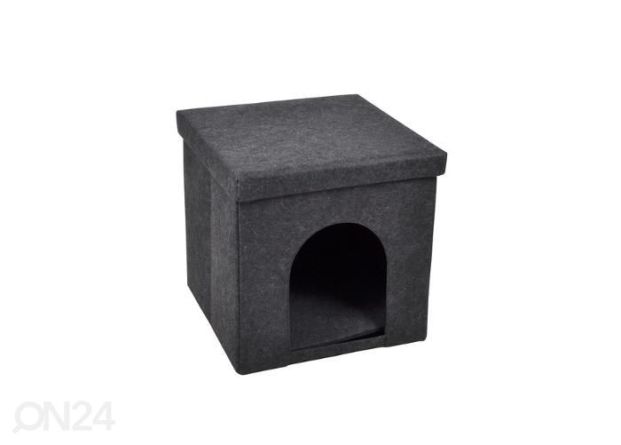 Kassi pesa ottoman 38x38x38 cm hall suurendatud