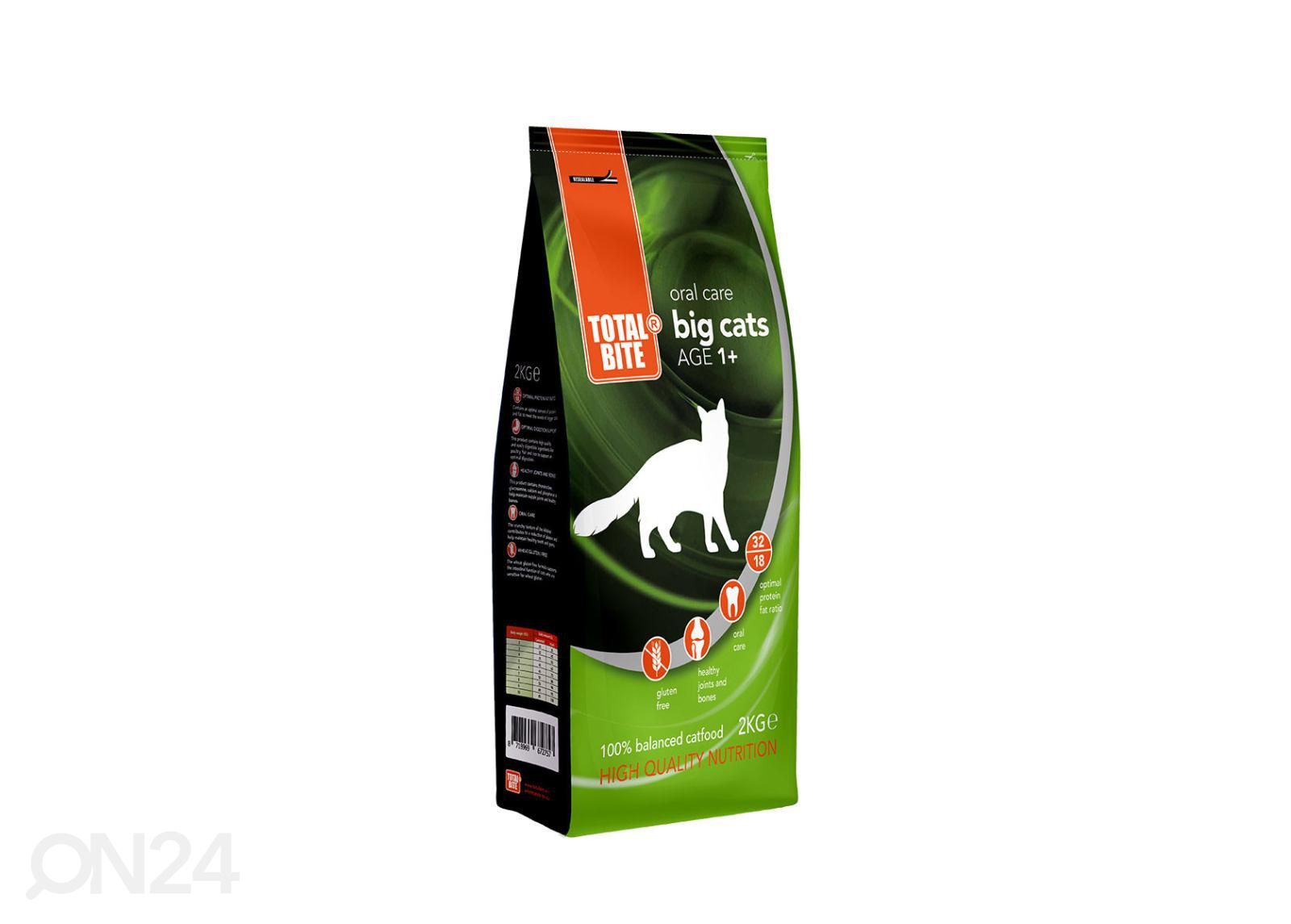 Kassi täissööt suurtele kassidele Big Cat 2kg suurendatud