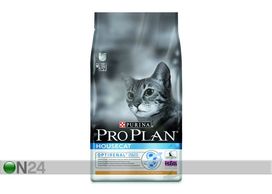 Kassitoit Pro Plan Housecat kana & riisiga 1,5kg suurendatud