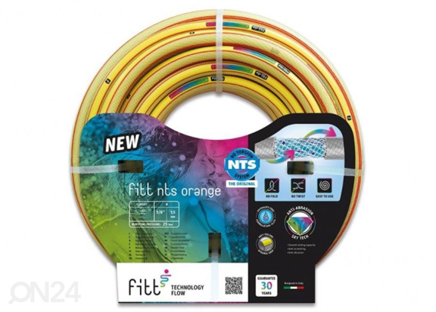 Kastmisvoolik NTS Orange 1" 50 m suurendatud