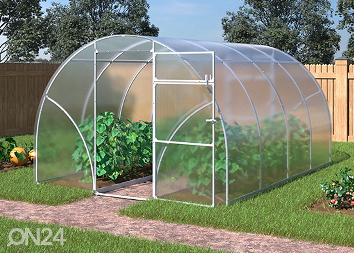Kasvuhoone Kihnu, 6 mm 3x6 m suurendatud