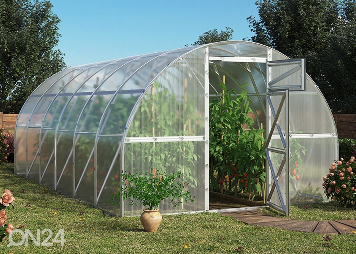 Kasvuhoone Peipsi, 4 mm 3x4 m suurendatud