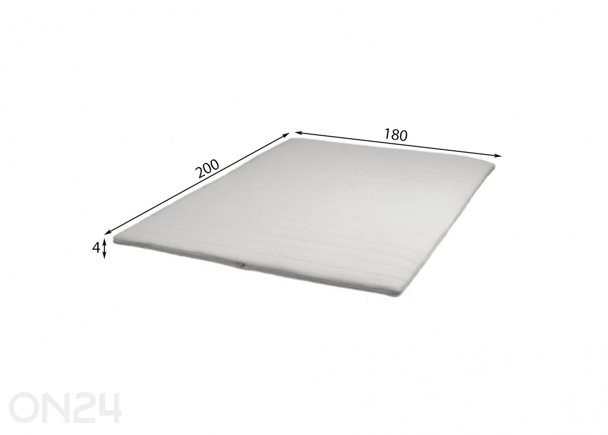 Kattemadrats Wendre Foam 180x200 cm suurendatud mõõdud