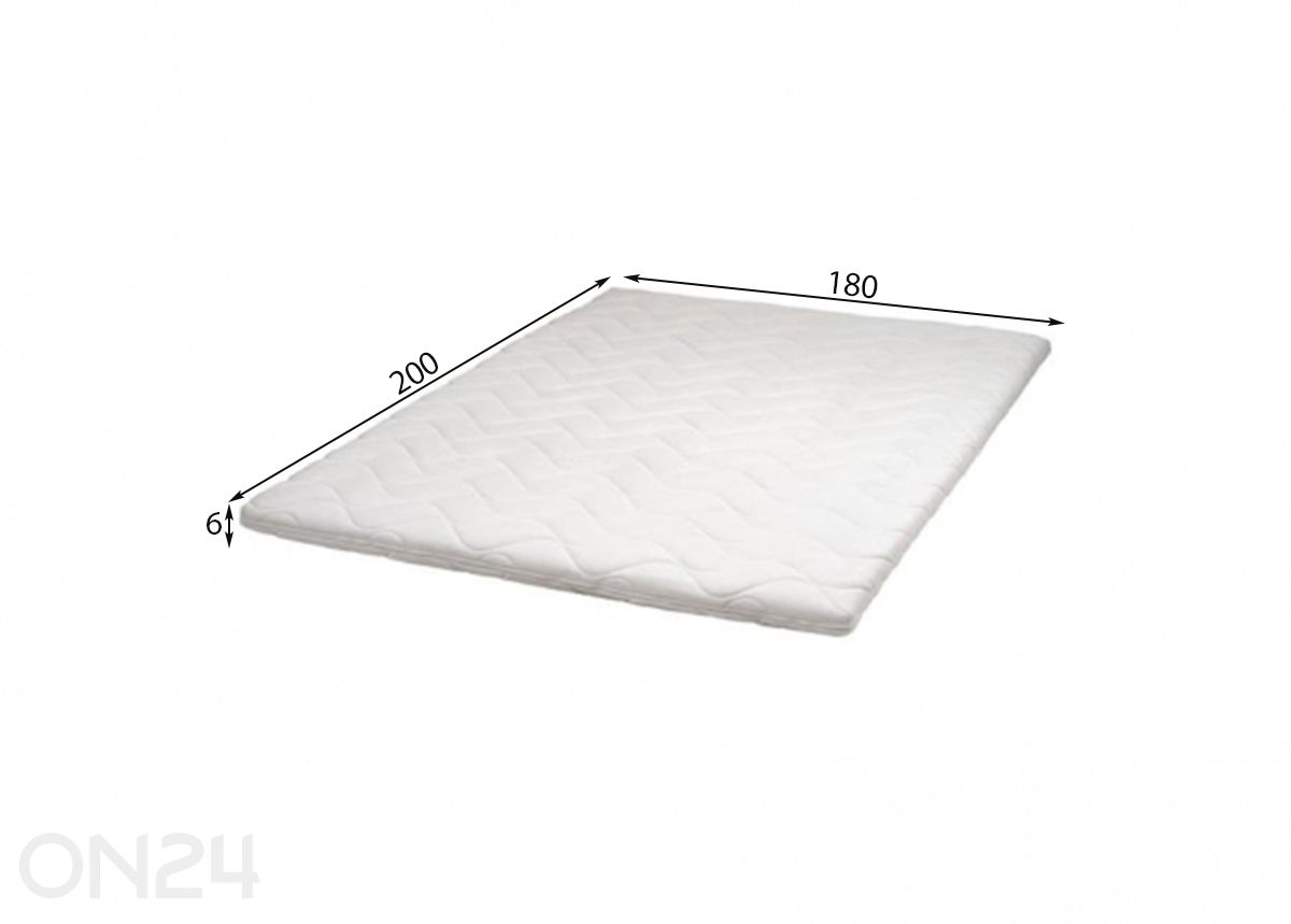 Kattemadrats Wendre Latex 180x200 cm suurendatud mõõdud