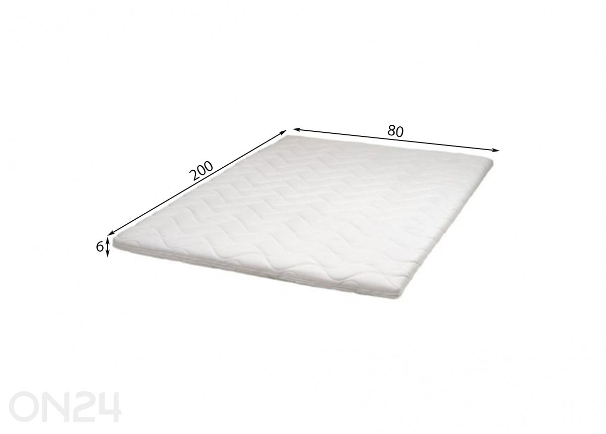 Kattemadrats Wendre Soft 80x200 cm suurendatud mõõdud