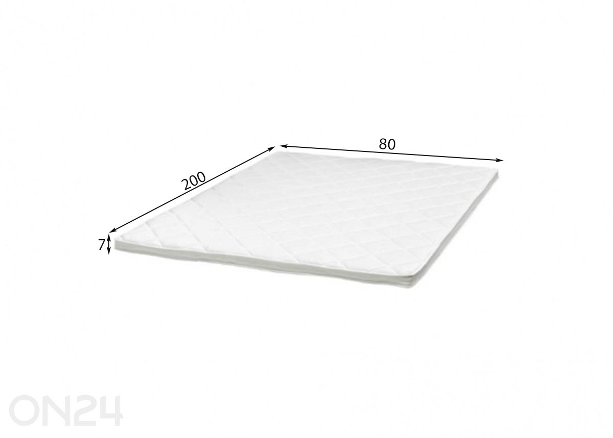 Kattemadrats Wendre Warm/Freeze 80x200 cm suurendatud mõõdud