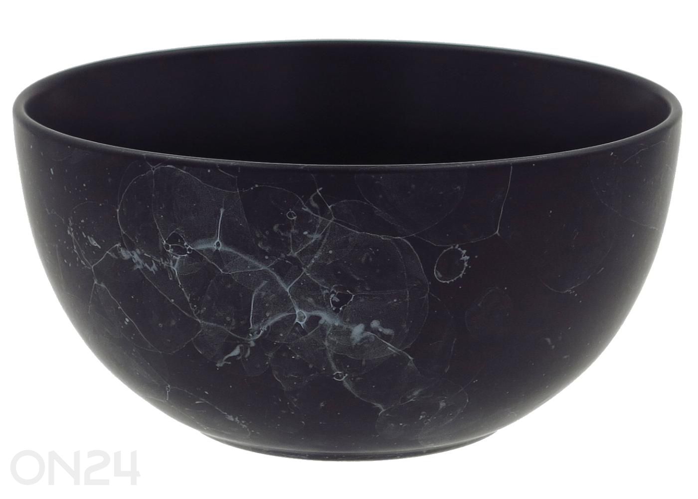 Kauss 600 ml, 14x7 cm, must marmor suurendatud