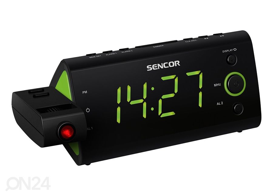 Kellraadio Sencor SRC330GN suurendatud