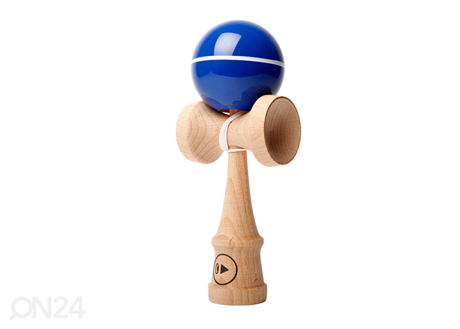 Kendama Play Pro II Recpaint Slick blue 18,5 cm suurendatud