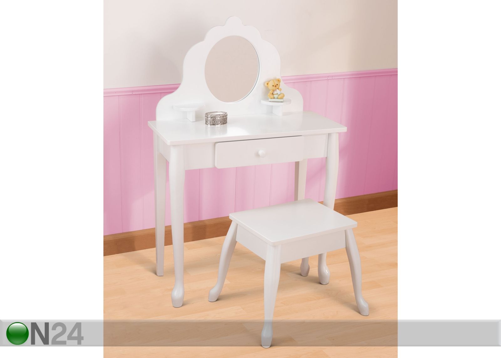 KidKraft Make-Up laud ja tool suurendatud