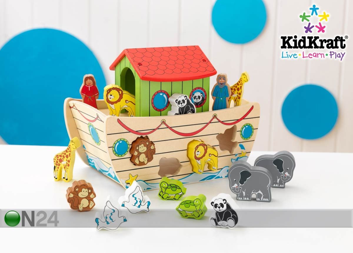 KidKraft puidust Noa laeva mäng suurendatud