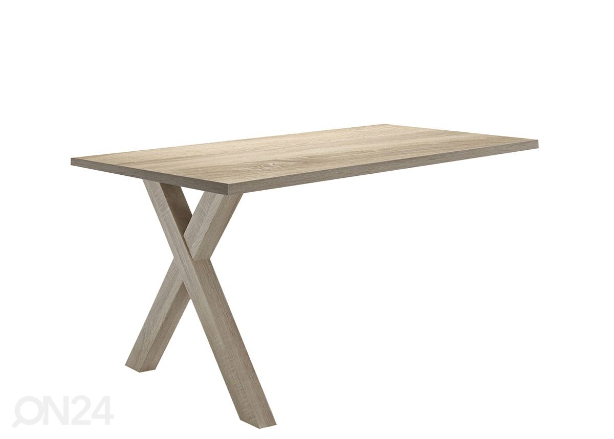 Kinnitatav kirjutuslaud Mister Office X 120 cm suurendatud