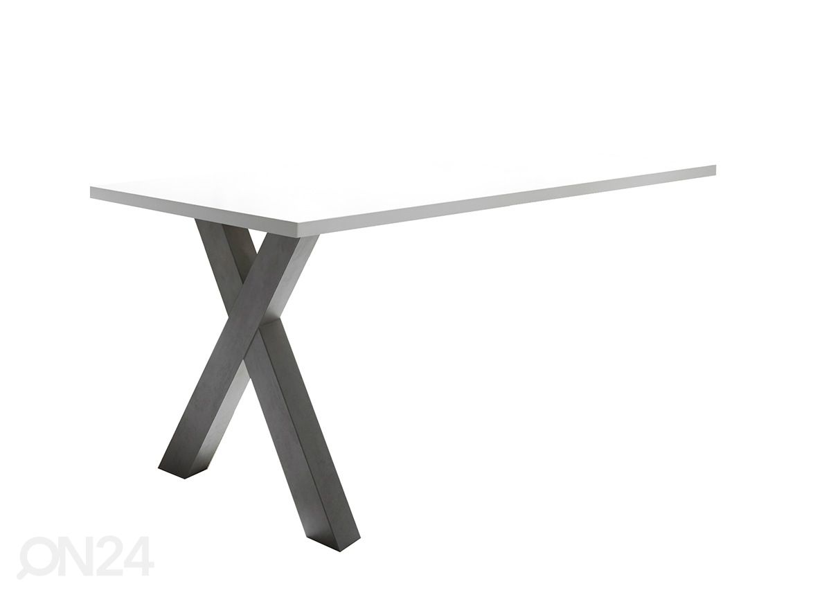 Kinnitatav kirjutuslaud Mister Office X 140 cm suurendatud
