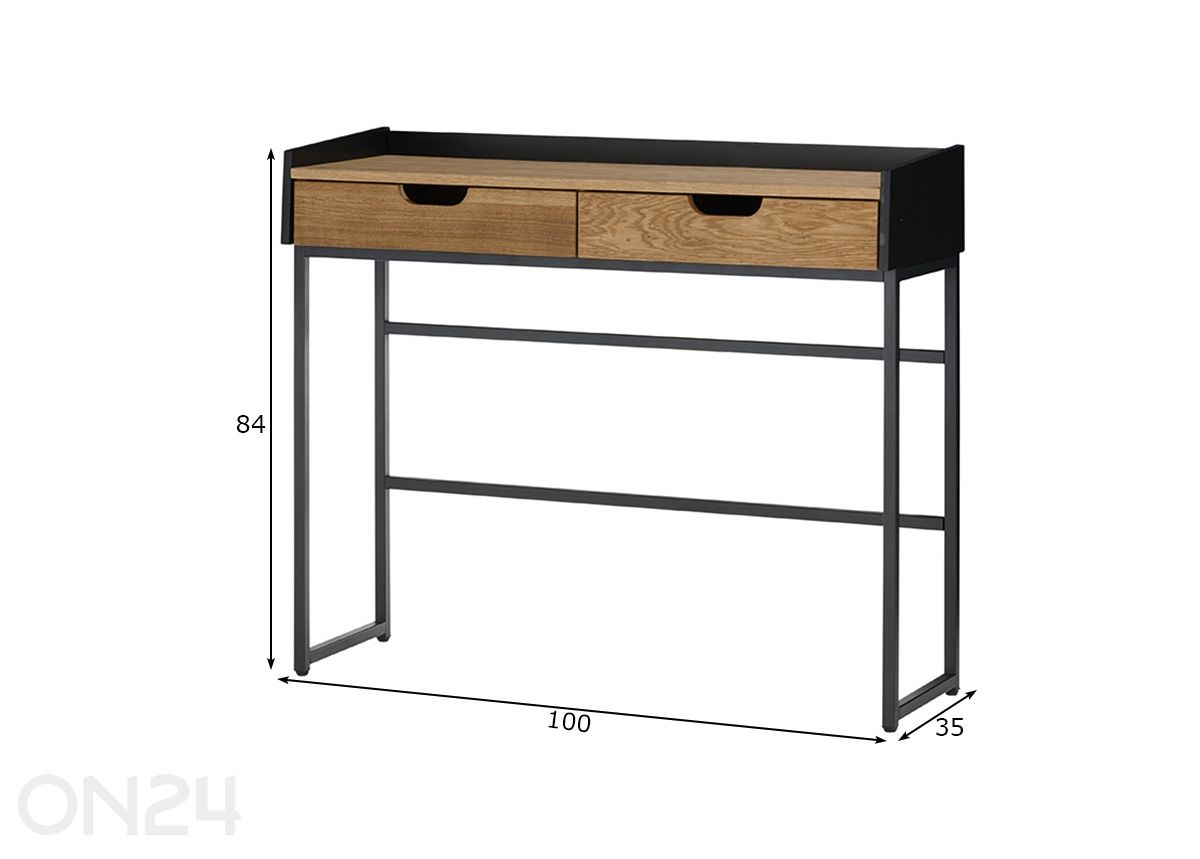 Kirjutuslaud Calama suurendatud mõõdud