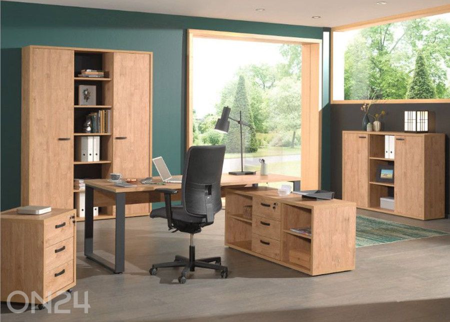 Kirjutuslaud Capo kuldne tamm 150 cm suurendatud