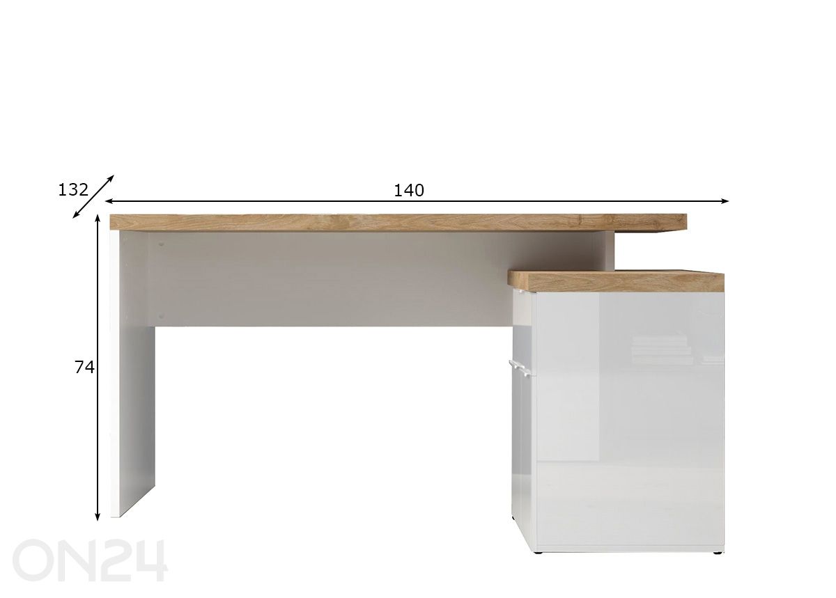 Kirjutuslaud Easy suurendatud mõõdud