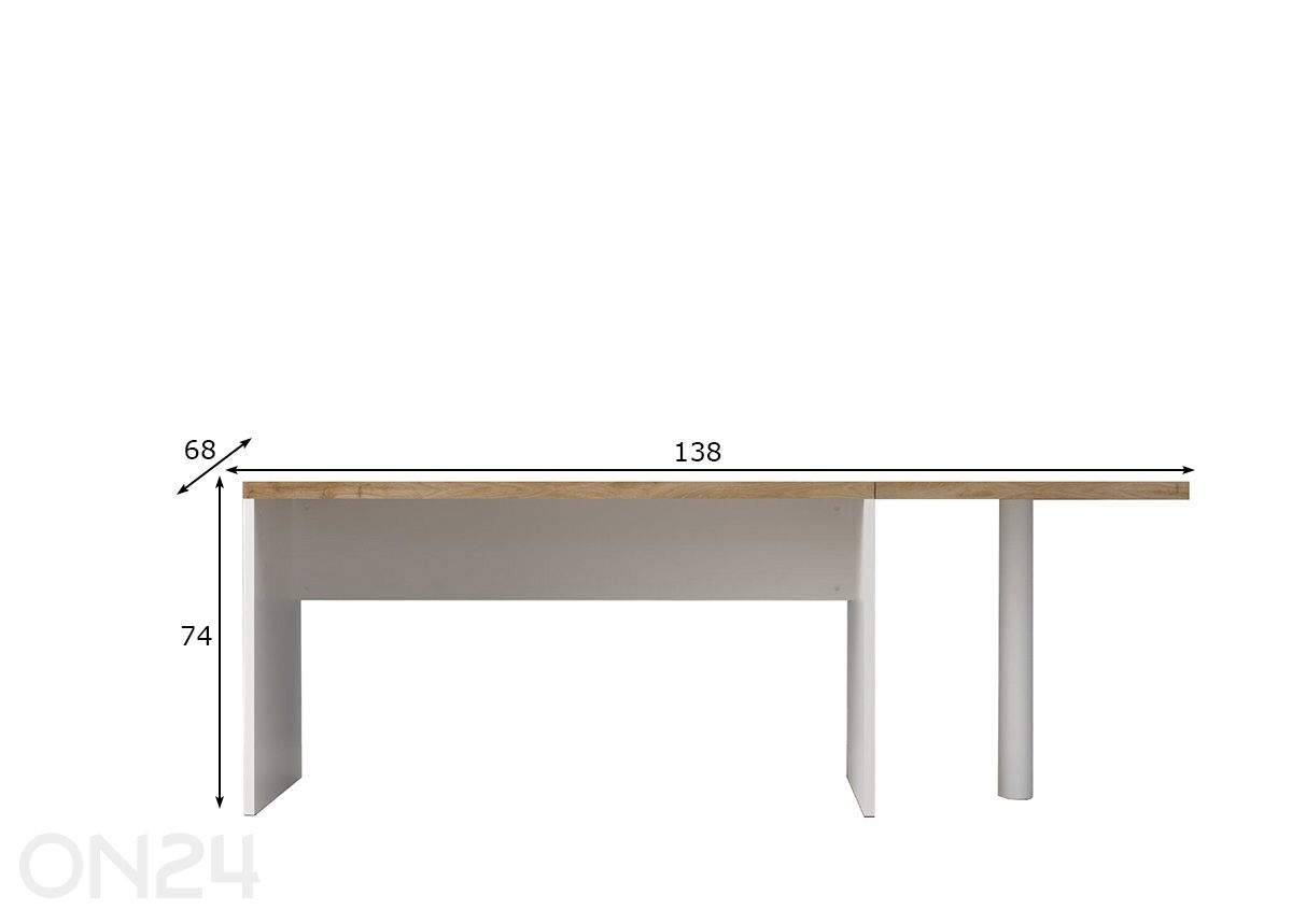 Kirjutuslaud Easy suurendatud