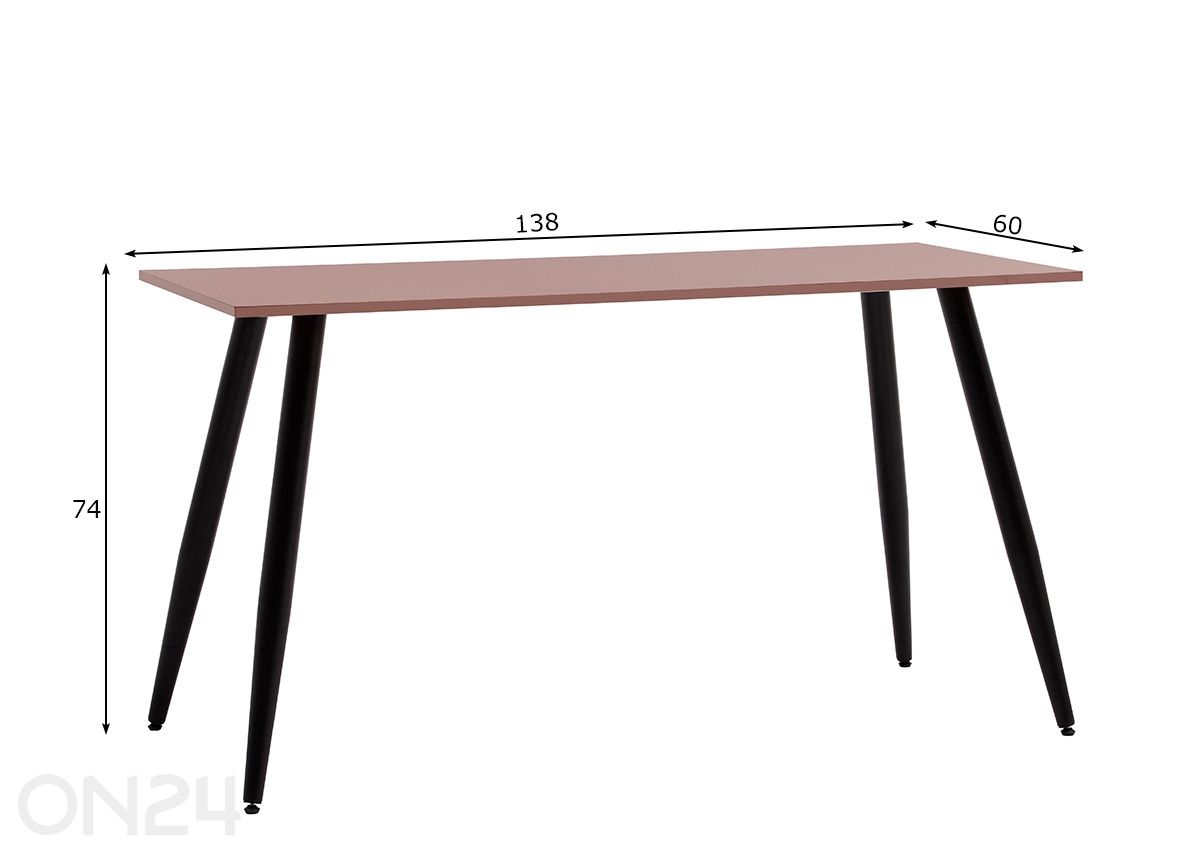 Kirjutuslaud Piazza suurendatud mõõdud