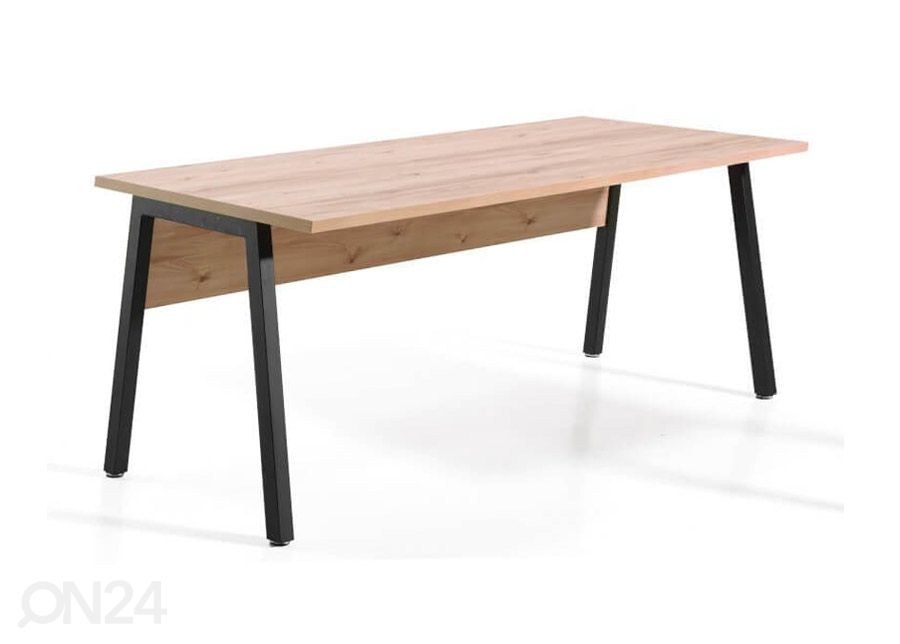 Kirjutuslaud Pronto must/mänd 180 cm suurendatud