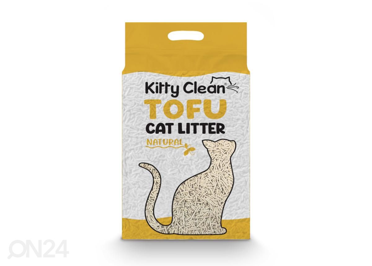 KittyClean tofu kassiiliiv / 2,5 kg / naturaalne suurendatud